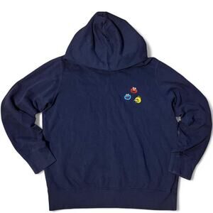 Uniqlo x KAWS x Sesame Street Hoodie Men’s L Navy Elmo Cookie Monster